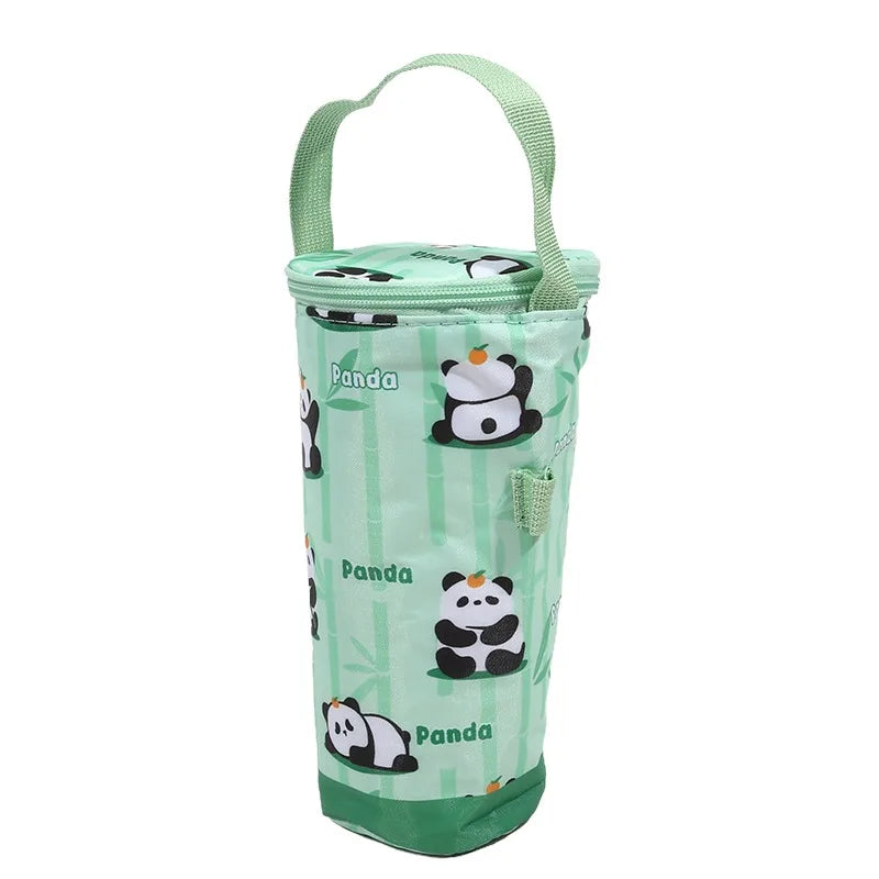 Portable Milk Tea Tote Bag – Insulated Heat Preservation Cup Carrier, Handbag for Drinks, Umbrella, and Camping Accessories