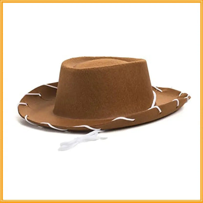 Adjustable Western Cowboy Hat for Kids – Felt Cosplay, Costume Prop, Cowgirl & Princess Party Hat