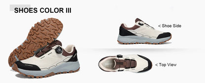 Baasploa Men’s Hiking Shoes – Breathable Outdoor Climbing & Walking Sneakers, Non-Slip & Durable