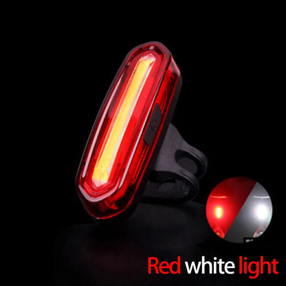 USB Rechargeable LED Bike Tail Light – Bright Rear Warning Lamp for Mountain & Road Cycling