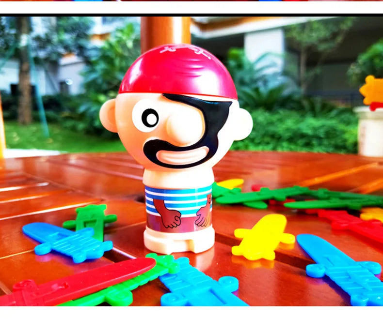 Pirate Barrel Toy – Fun Sword Jump Game for Kids, Halloween Interactive Board Game, Parent-Child Activity for Boys