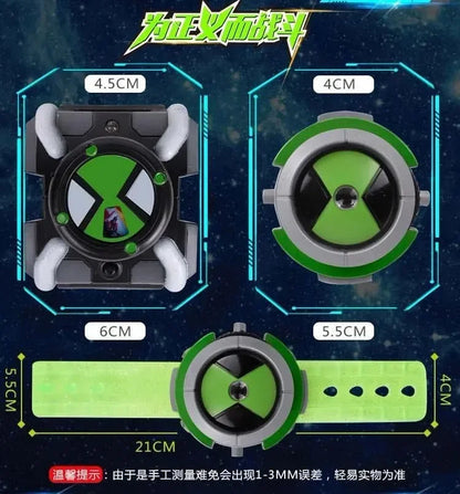 Omnitrix BEN10 Action Figure – Ben Tennyson Projection Watch with Sound & Light, Kids’ Smart Toy Gift