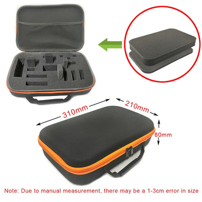 DIY Foam Hard Carry Case Storage Bag – Shockproof Travel Zipper Organizer for Camera & Outdoor Tool Accessories