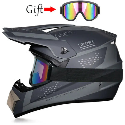 Children's Motorcycle Helmet - Off-Road Motocross Bike Helmet for Downhill & Cycling