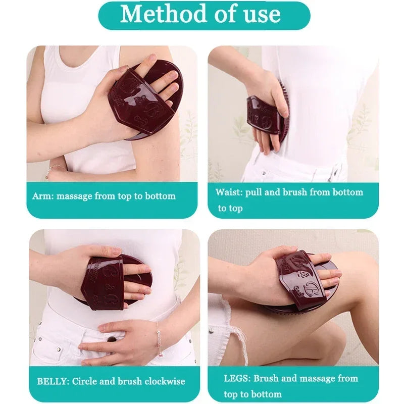 2024 Body Massager Brush & Gua Sha Scraper – Anti-Cellulite Slimming Relaxing Massage Tool