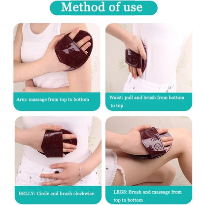 2024 Body Massager Brush & Gua Sha Scraper – Anti-Cellulite Slimming Relaxing Massage Tool