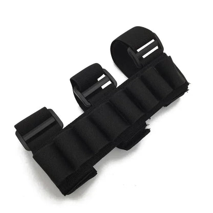 8-Round Buttstock Ammo Holder for Rifle Shells & 12/20 Gauge Shotgun Cartridges – Hunting Shooting Storage Accessory