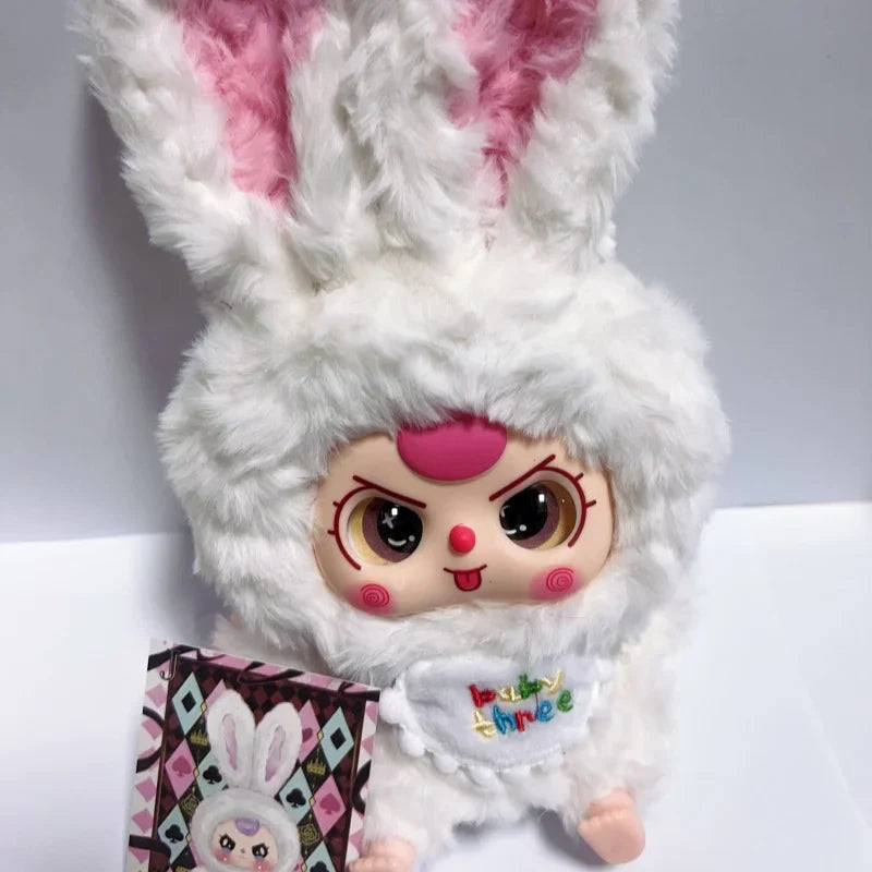 1:1 Replica Baby Three Lily Rabbit Vinyl Plush Blind Box – Cute Kawaii Doll, Bag Pendant & Christmas Gift Ornament