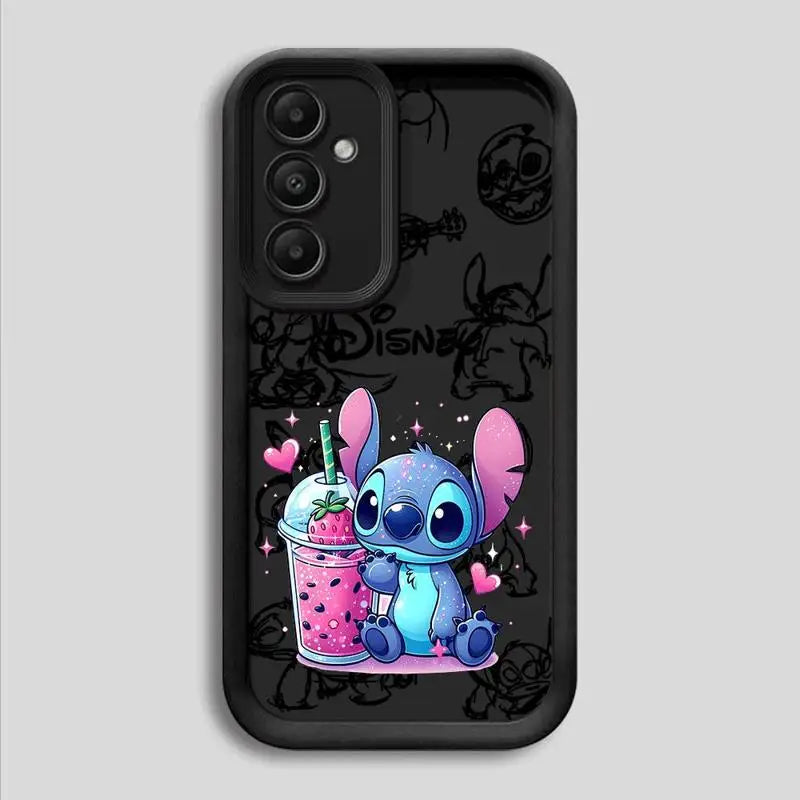 Disney Stitch TPU Silicone Phone Case — Soft Cartoon Cover for Samsung Galaxy A15/A25/A35/A52/A52s/A53/A54/A55/A71/A72/A73 5G