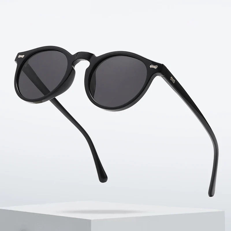Retro Polarized Sunglasses — Small Round Vintage Shades for Men & Women