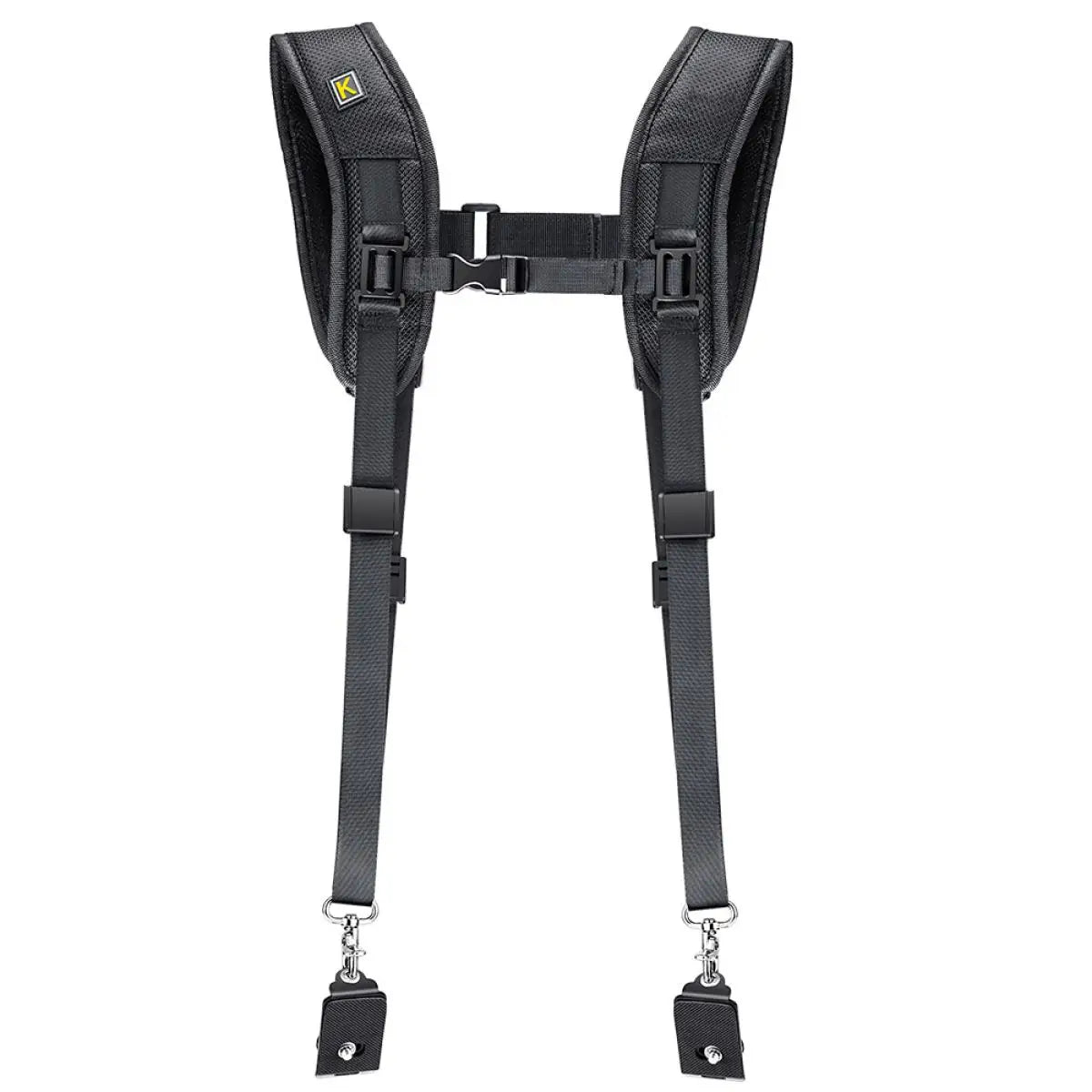 K Double Shoulder Camera Strap – Quick Release Belt Harness for DSLR Cameras & Camcorders, Compatible with Canon Nikon Sony
