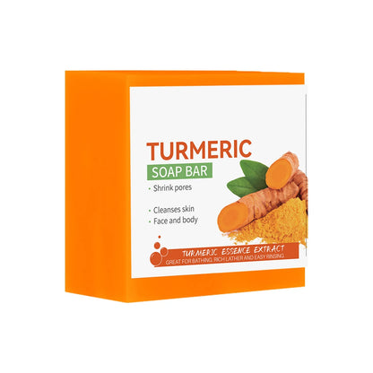 Handmade Turmeric Soap – Brightening & Lightening Body, Underarm, Leg & Face Cleanser for Tender Skin Care