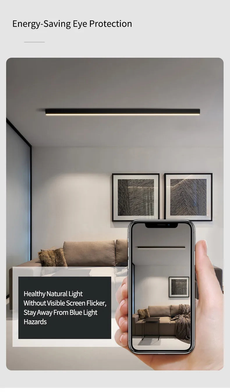 Nordic Modern Ceiling Lamps – LED Lighting for Kitchen, Living Room, Bedroom, Dining Room, Aisle & Balcony