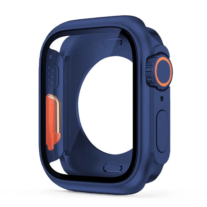 Hard PC Front & Back Screen Protector Case for Apple Watch Series 4-9 & SE/Ultra – 40mm-45mm iWatch Cover