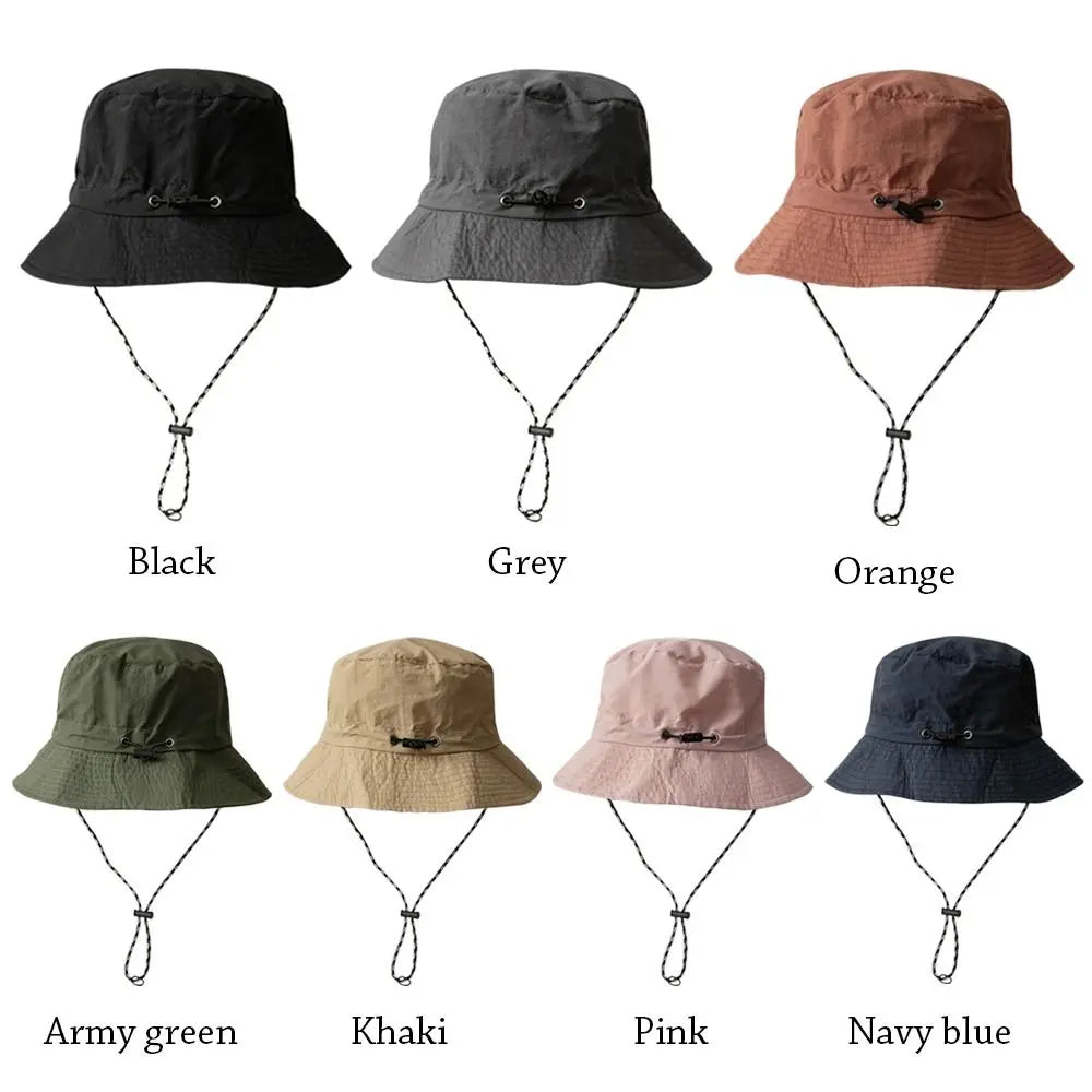 Stay Cool and Protected: Waterproof Bucket Hat - Summer Camping Hiking Cap with Anti-UV Sun Protection - Stylish Mountaineering and Panama Hat Design