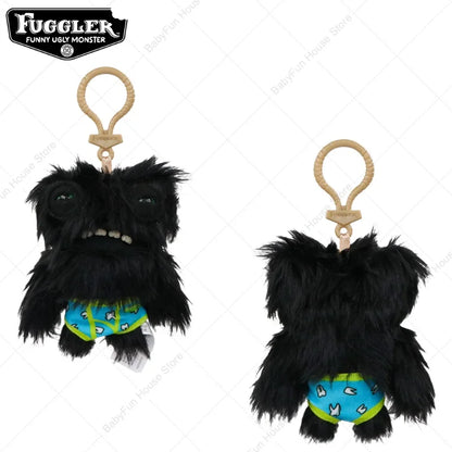 Original Fuggler Ugly Teeth Plush Keychain – Wide-Eyed Monster, Alien & Rabbit Peluche Pendant Toy