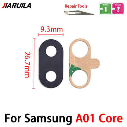 Rear Camera Glass Lens Replacement with Adhesive for Samsung M Series & A Series (M51, A10s, A20s, A12, A50s, A51, A71, M21, M31s)