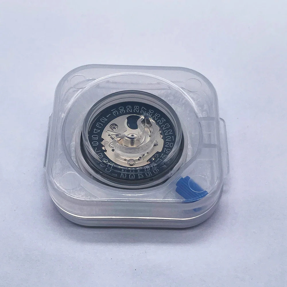 Original Japan NH35 Automatic Movement – NH35A 24 Jewels, Black Datewheel with White Text, Top-Rated TMI Mechanical Replacement Part