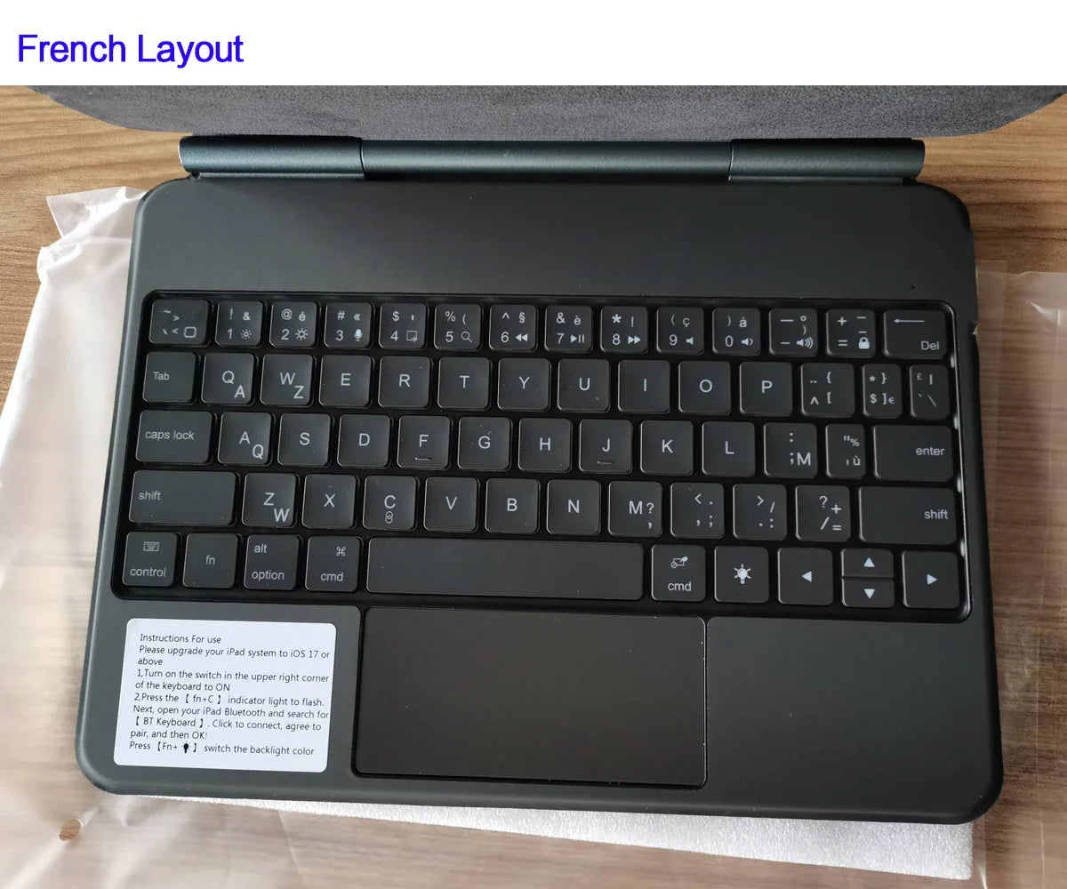 Magic Keyboard for iPad Pro 11/12.9, Air 4/5 & iPad 10th Gen – Smart Magnetic Case & Cover