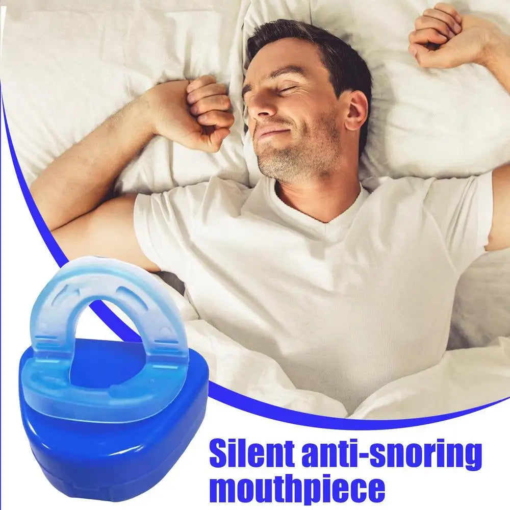 Gum Shield Anti-Snoring Mouthpiece – Snore Stopper Device for Better Breathing & Snoring Relief
