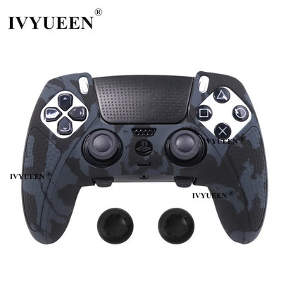 IVYUEEN Water Transfer Printing Silicone Protective Skin for PS5 DualSense Edge Controller