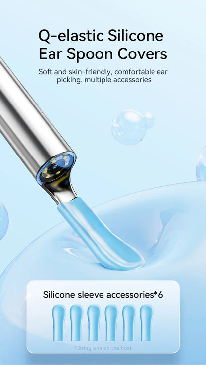 Wireless Ear Wax Cleaner with Camera – Safe Earwax Removal Endoscope with LED Light, Ear Cleaning Tool for Ear Care
