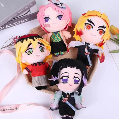 Demon Slayer 20cm Plush Toy – Anime Character Stuffed Doll for Kids Birthday & Christmas Gift
