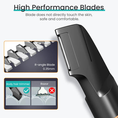 Kensen S16 3-in-1 Men’s Body Hair Shaver & Beard Trimmer Waterproof Electric Clipper