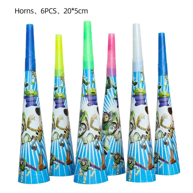 Disney Buzz Lightyear Foil Balloon – Toy Story Latex Party Decoration & Cake Topper for Kids