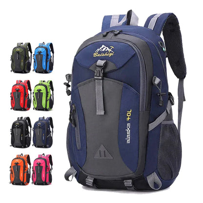 40L Travel Backpack - Men's and Women's Outdoor Mountaineering Bag, Large Capacity for Hiking, Camping, and Luggage Storage ( WJT040 )