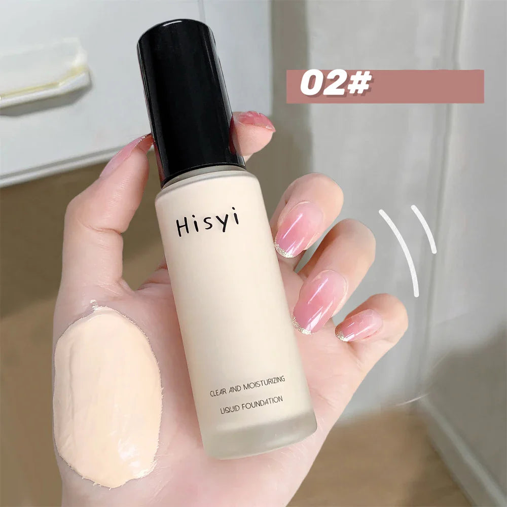 Natural Liquid Foundation – Flawless Coverage, Lightweight & Transparent Concealer for Smooth Skin