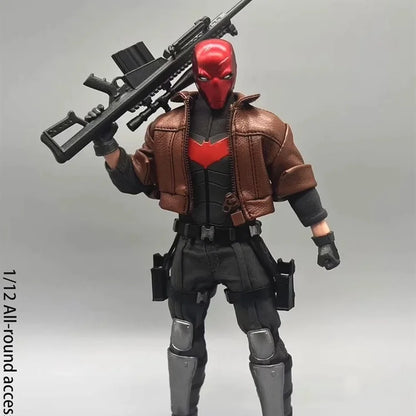 ToysRemake TRD001 1/12 Red Hood Action Figure — 6" Movable Detective Comics Anime Mini Head Sculpt Collectible Full Set