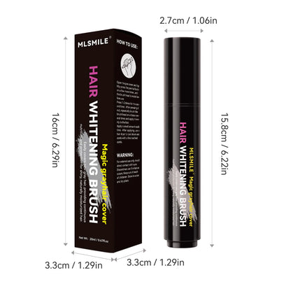 4-Color Hair Dye Touch-Up Pen — Convenient Cream Stick for Covering White Hair, Disposable Local Hair Coloring