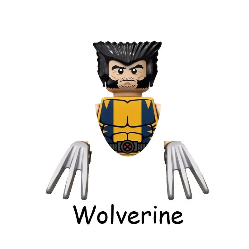 Super Heroes Model Figure Blocks – Invisible Predator vs Alien Jungle Killer Construction Toy for Children
