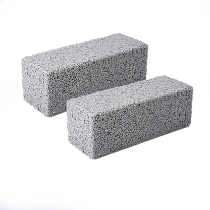 BBQ Grill Cleaning Pumice Brick Brush – Heavy Duty Barbecue Rack Scrubber for Outdoor Kitchen Grill Grease & Residue Removal