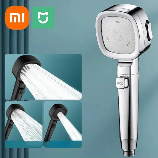 Xiaomi High Pressure Shower Head Set – 3 Modes Adjustable Smart Sprayer with Bathroom Accessories