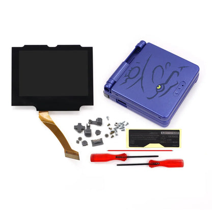 HISPEEDIDO V5 Laminated GBA IPS Backlight Screen Kit — Easy Install with Shell for GameBoy Advance SP, No Cutting Needed