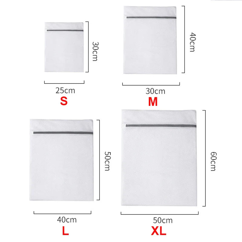 Mesh Laundry Bags Set – 4PCS/1PC Coarse Net Wash Bags for Washing Machines, Bra & Clothing Protector