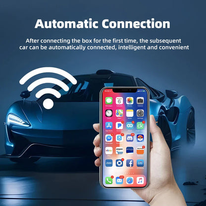 EKIY 2-in-1 Mini Wireless CarPlay & Android Auto Adapter for Cars with Wired Systems
