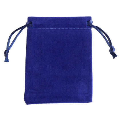 10pcs 5x7cm Mixed Color Velvet Gift Bags | Soft Velvet Drawstring Pouches for Christmas Jewelry Packaging