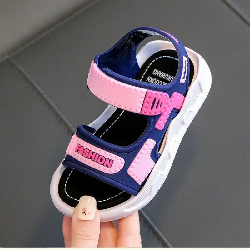 Kids Fashion Sandals — Baby & Toddler Boys’ Soft Sole Non-Slip Summer Shoes for Girls, Beach Casual Footwear Ages 2-10