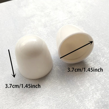 2 Pairs Universal Toilet Bolt Covers – Plastic Push-On Screw Caps for Toilet Bowl Fixing & Bathroom Decoration Accessories