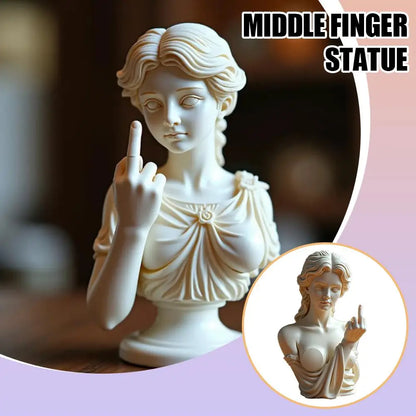 Vienna Goddess 3D Resin Statue — Funny Venus Figurine with Attitude, Home Decor Bust & Plaster Craft Sculpture