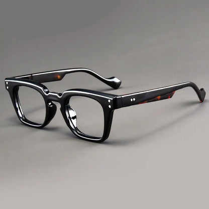 New Retro Square Frame Reading Glasses – High-Definition Printed Presbyopia Glasses for Men & Women