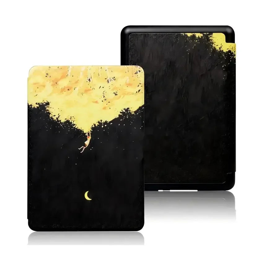 Leather Auto Sleep Case for Kindle Colorsoft Signature Edition (1st Gen, 7") & Paperwhite 12th Gen Protective Cover Funda