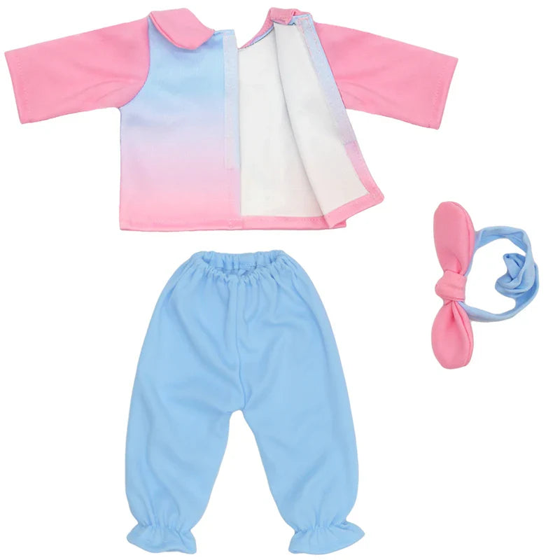 18-Inch American Girl Doll Clothes – Coat, Tights & Pants Outfit for Newborn & Baby Dolls