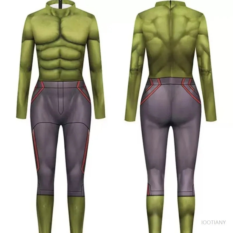 Mechanical Muscle Zentai Bodysuit — Men’s Halloween Punk Cosplay & Carnival Costume 2025