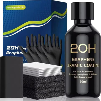 Graphene Ceramic Coating – 12H/20H Self-Healing UV Protection for Professional Car Detailing (10+ Years)