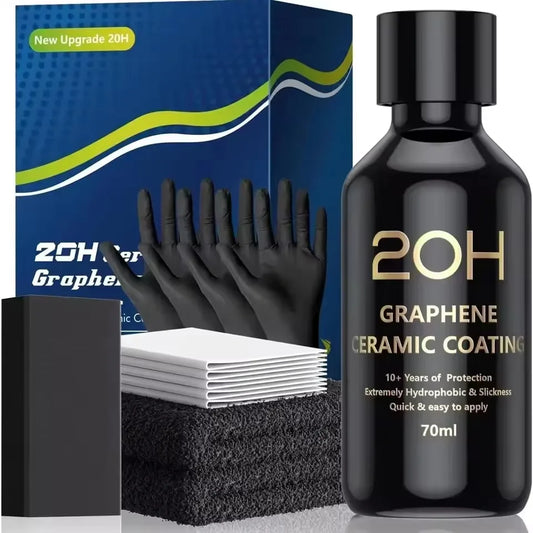 Graphene Ceramic Coating – 12H/20H Self-Healing UV Protection for Professional Car Detailing (10+ Years)
