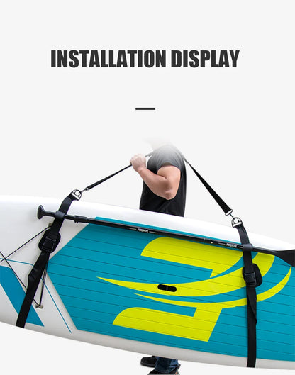 KOETSU Adjustable SUP Paddle Board Shoulder Strap — Comfortable Surfboard Carrying Belt